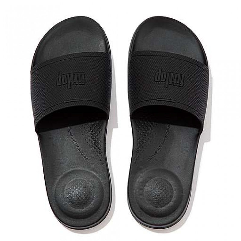 Lemon Men's FitFlop IQUSHION Pool Slides | 5103-MJTXS