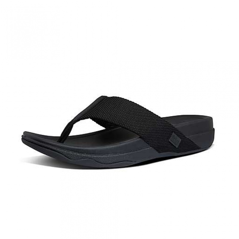 Red Men's FitFlop SURFER Toe-Post Sandals | 5634-GWFYC