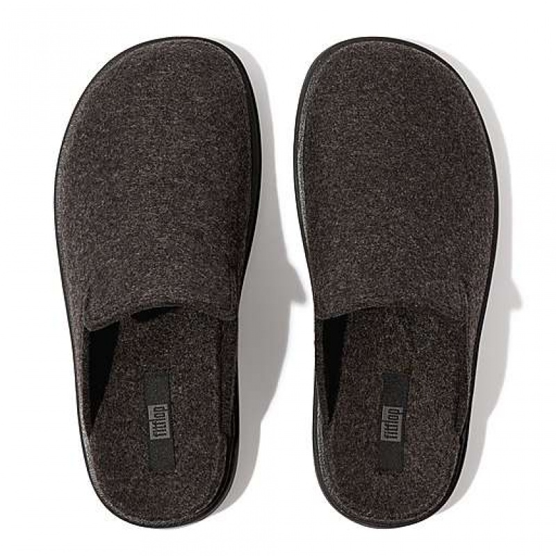 Red Women's FitFlop GEN-FF e01 Felt Slippers | 2506-VUEZM