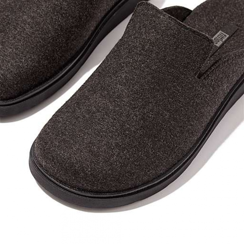 White Men's FitFlop GEN-FF e01 Felt Mules | 1867-ZAIRE