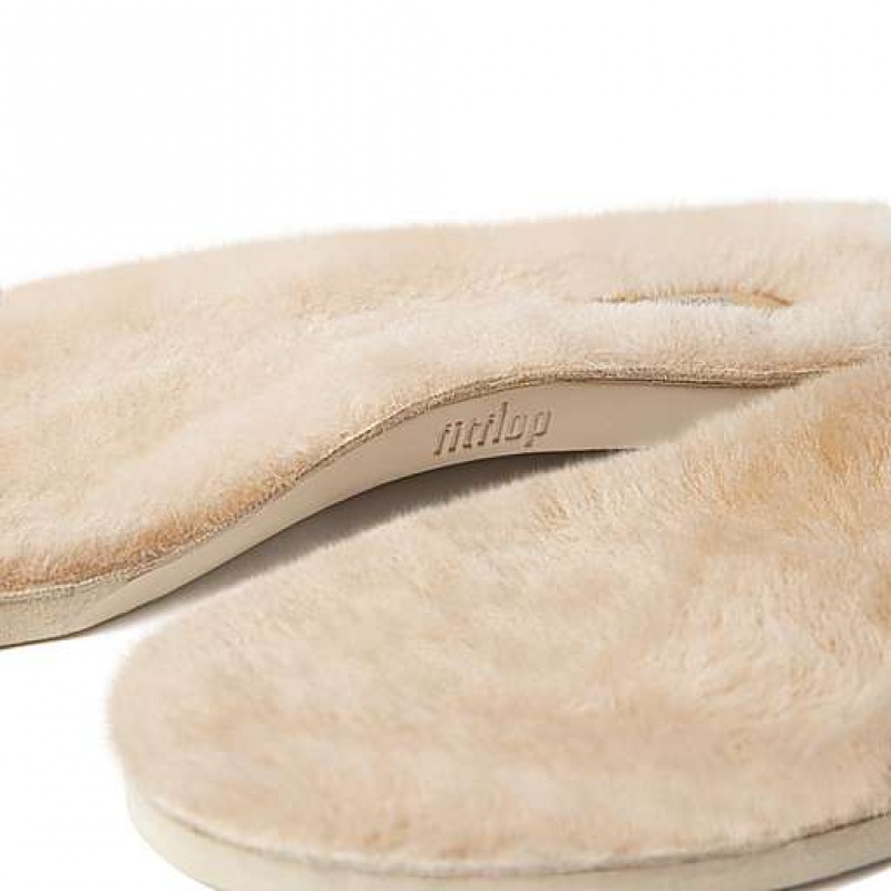 White Women's FitFlop WONDERWELLY Luxe Shearling Insoles - 1 Pair Boots | 8076-ZOIPN